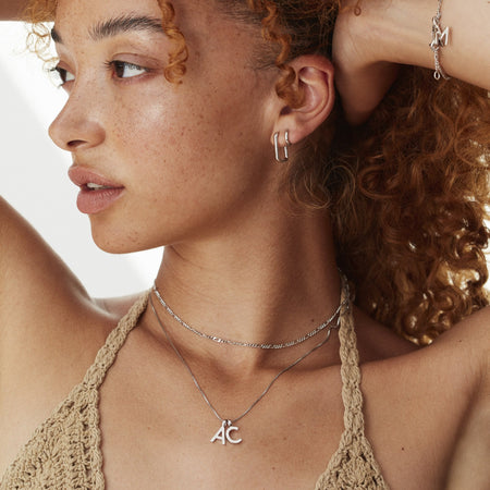 Huggie Earrings Silver